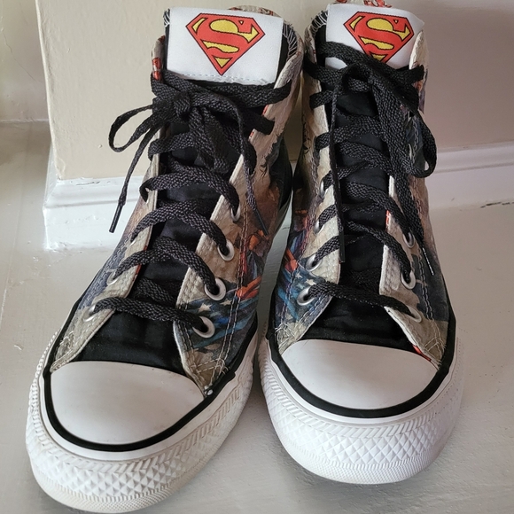Converse Chuck Taylor All Star Superman DC Comics Hi Top Sneaker Men Size 6 - Picture 5 of 10